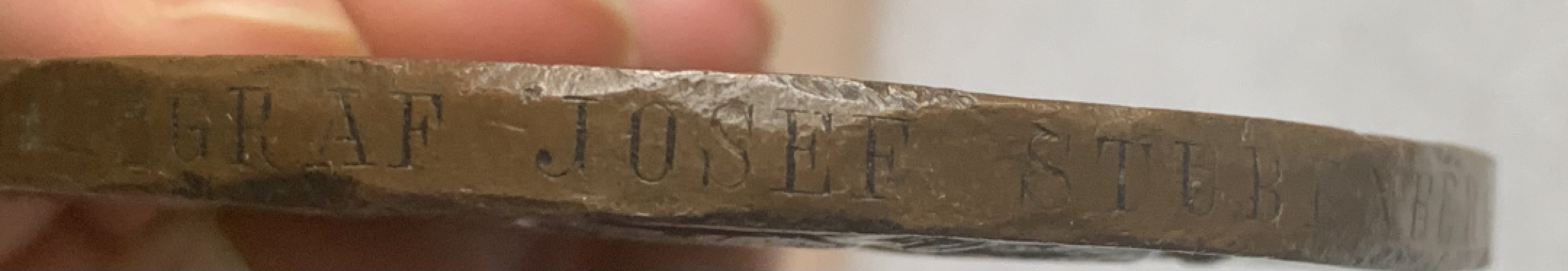 瓶子🏺第93期拍卖会  奥匈1873年加冕纪念大铜章  70毫米  151克