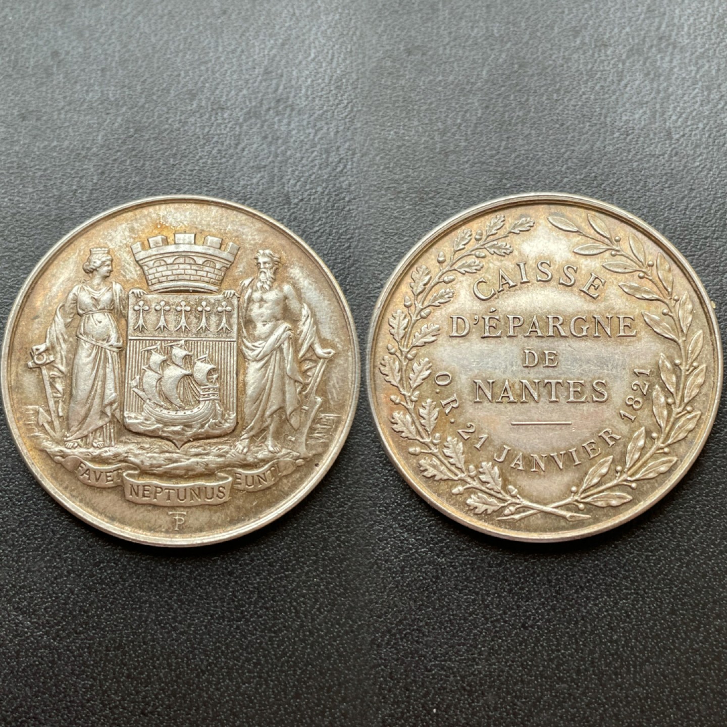 欧洲章牌-拍卖第23场 法国南特储蓄银行银章