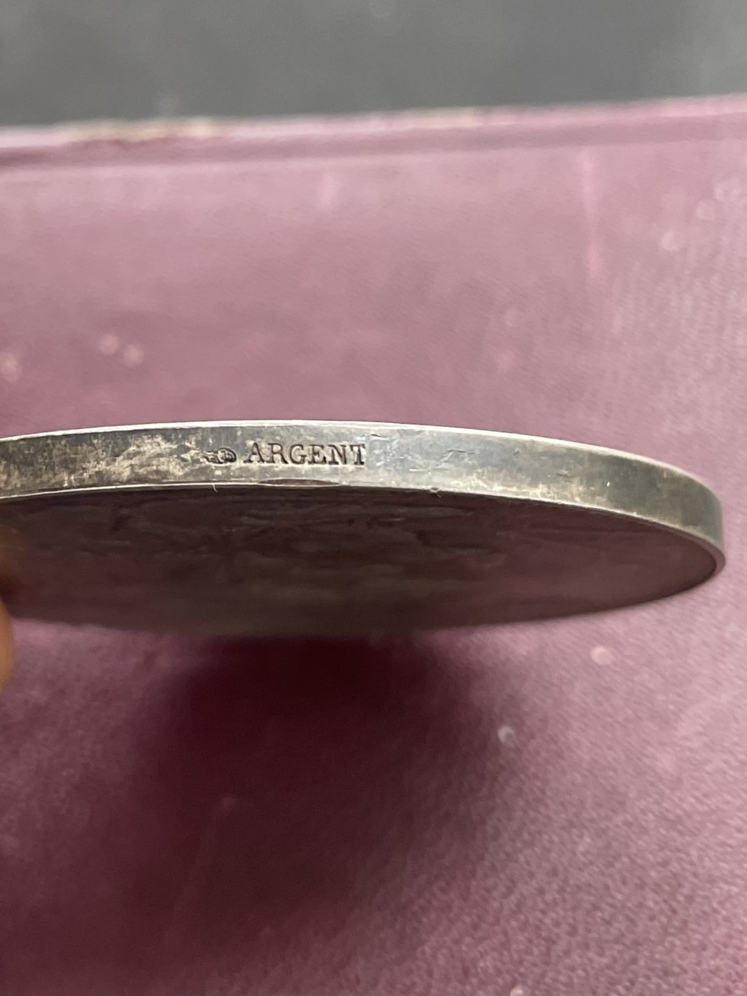 欧洲章牌-拍卖第23场 J.C.Chaplain～1902年法国国立音乐学院原盒银章