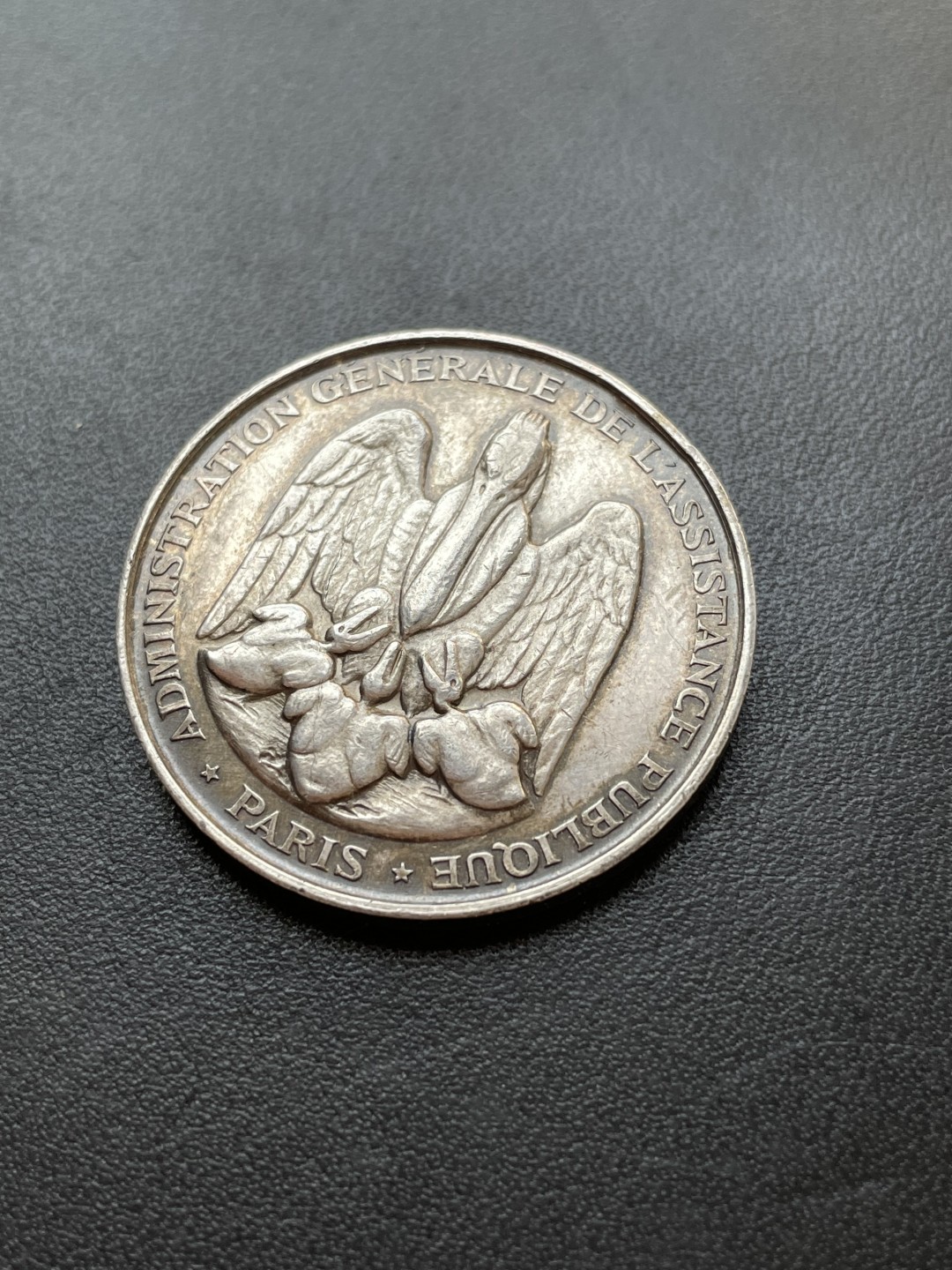 欧洲章牌-拍卖第23场 法国巴黎公共援助银章