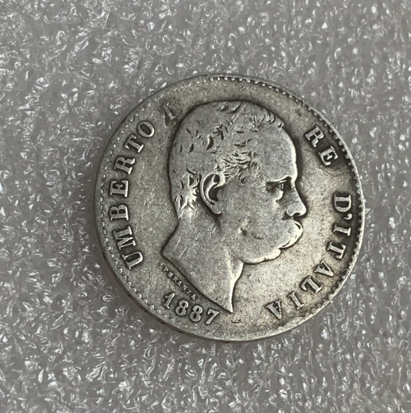 瓶子🏺第93期拍卖会  意大利1887年1里拉银币