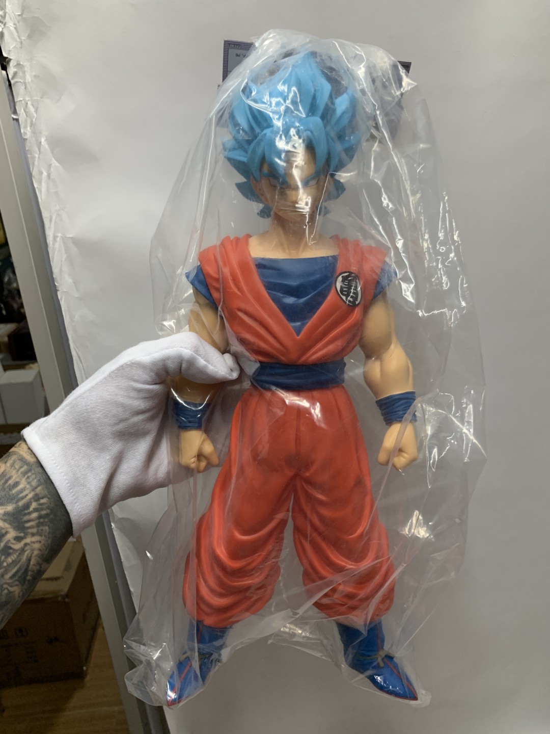 零元拍：龙珠 超大贝吉塔手办大胶，高约42厘米非原版 ，全新