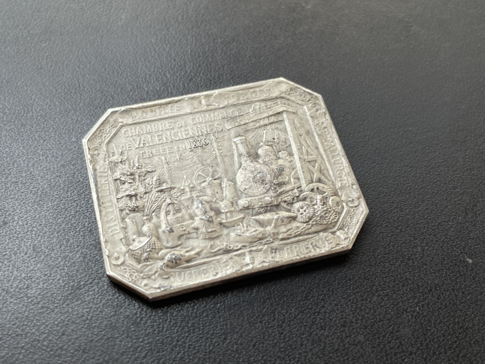 欧洲章牌-拍卖第23场 法国商会银方章