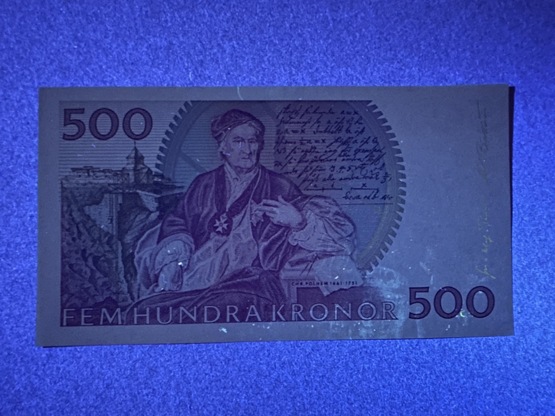 《张总朋友收藏》103期—外币高货 苏格兰硬货&女王精品 瑞典500克朗 UNC 红卡尔初版 背面底部有些荧光