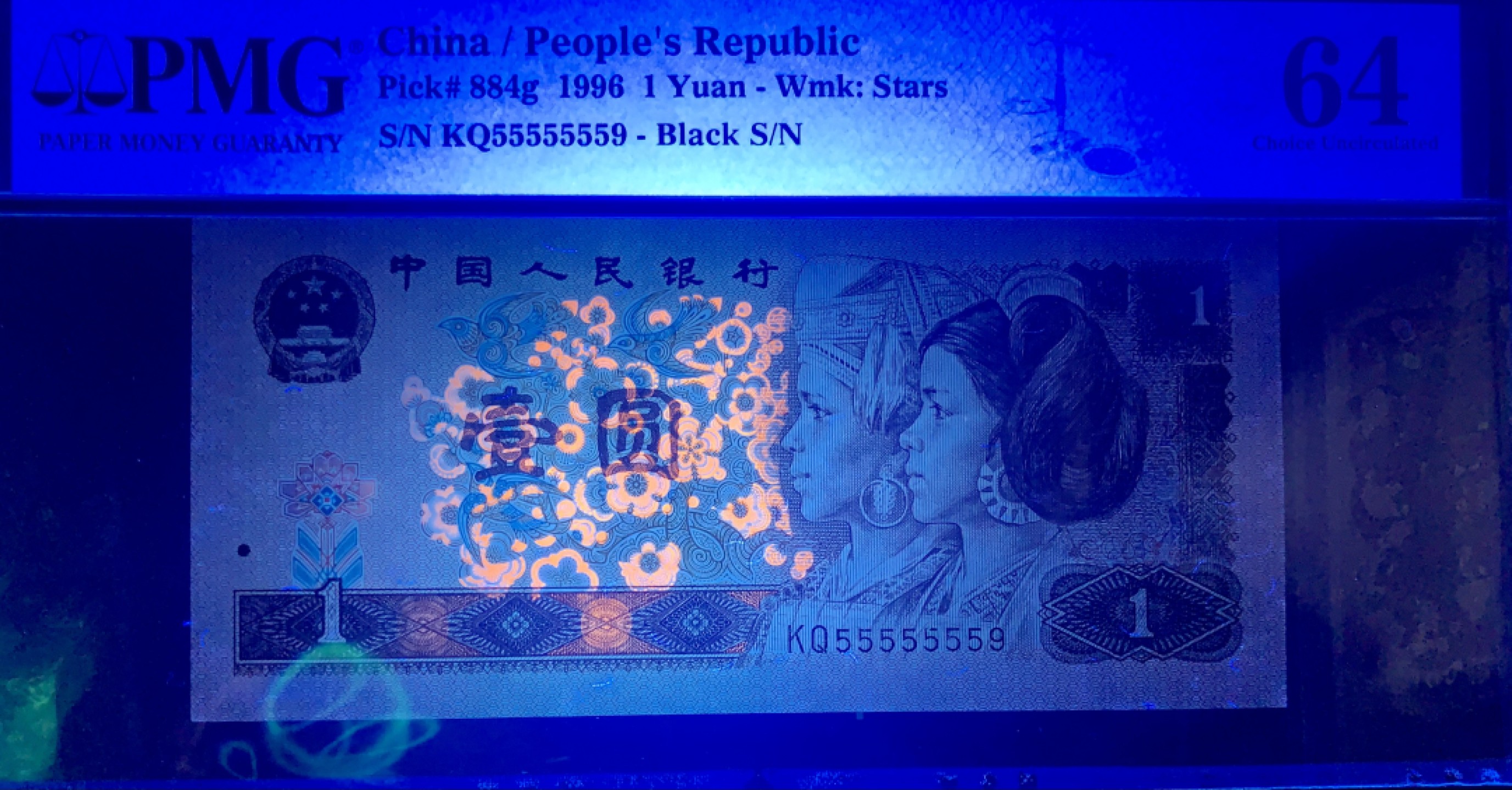 北极狼藏苑社（63）精品专场 1618-B②四版·通天副号· 恐龙号·数二·七挂一·票面尺寸139* 64· PMG64