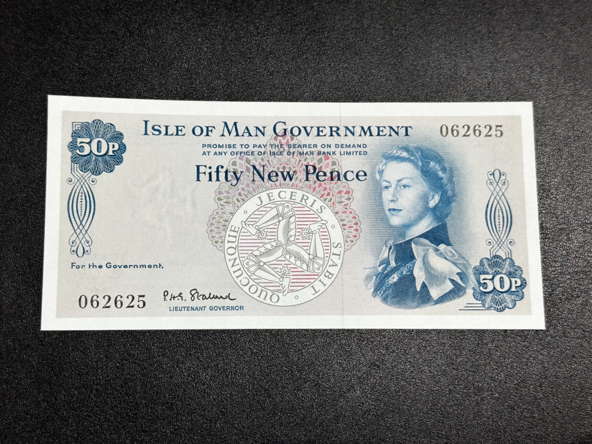 《外钞收藏家》第二百七十一期（连拍第二场） 马恩群岛50分 全新UNC 无47