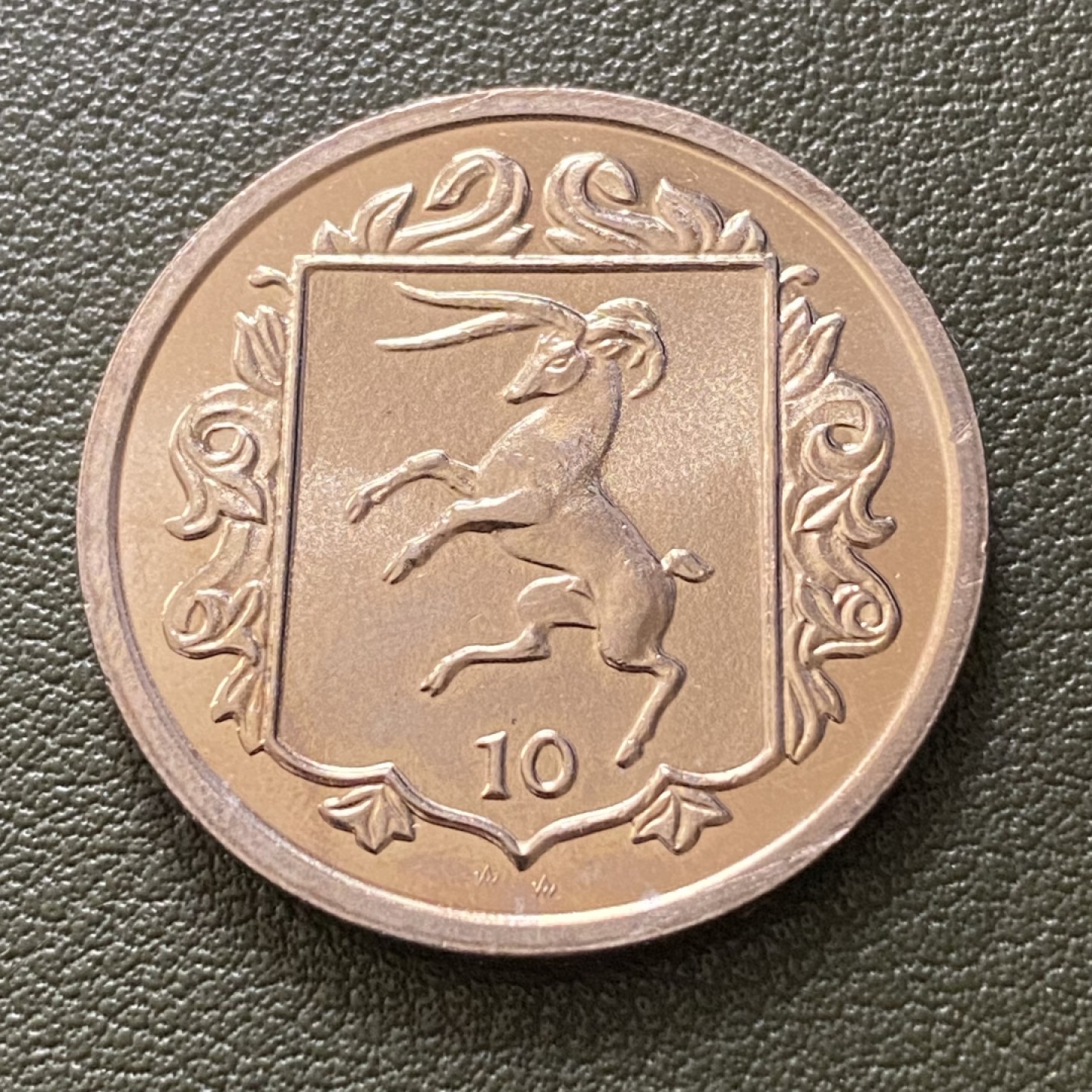 小葵钱铺 散币专场 第10期 英属马恩岛1987年10便士