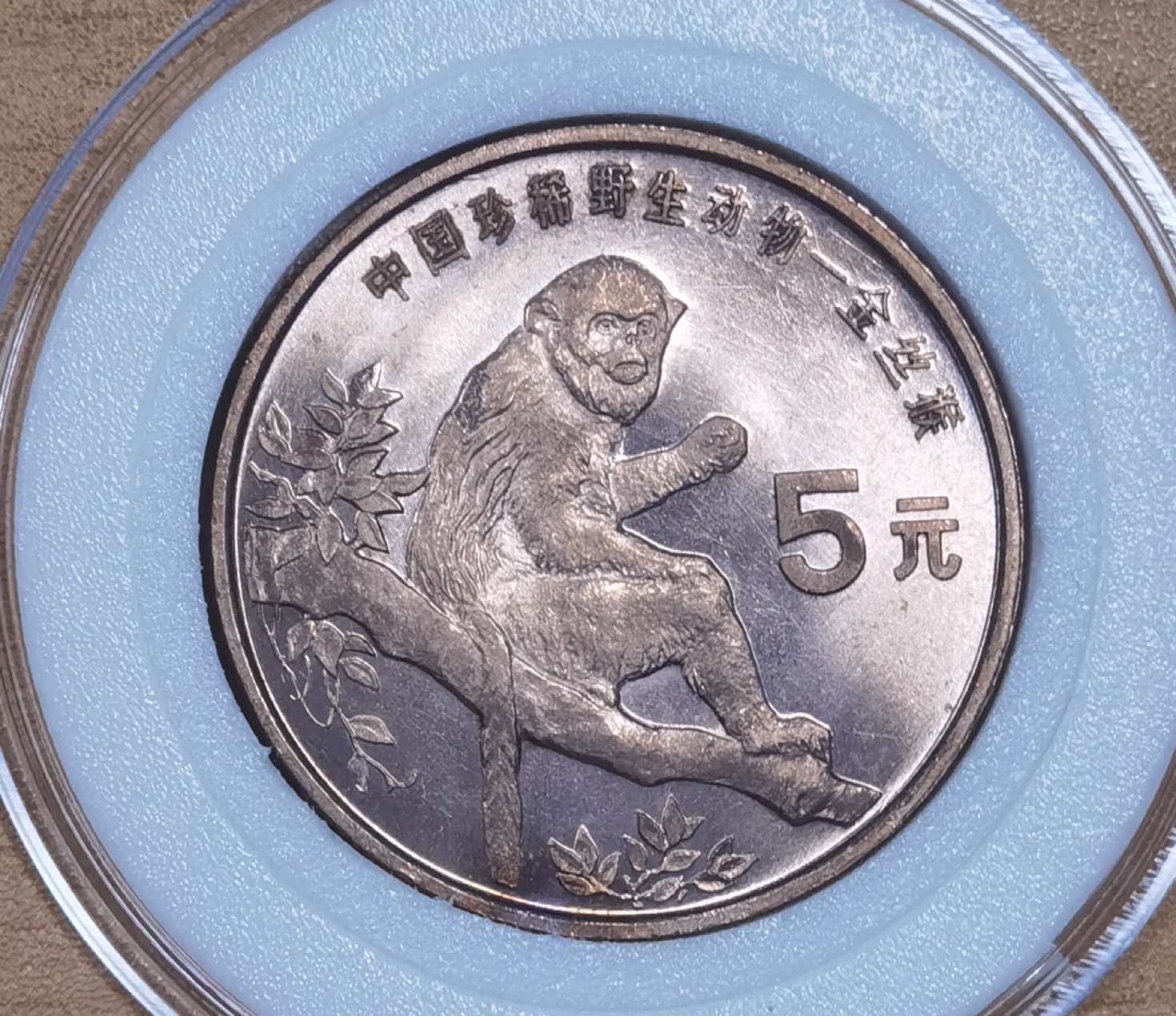 北京马甸外国币专卖微拍第九十八期，外国非贵金属纪念币，流通币专场，陆续上新，欢迎关注 1995年金丝猴5元纪念铜币
