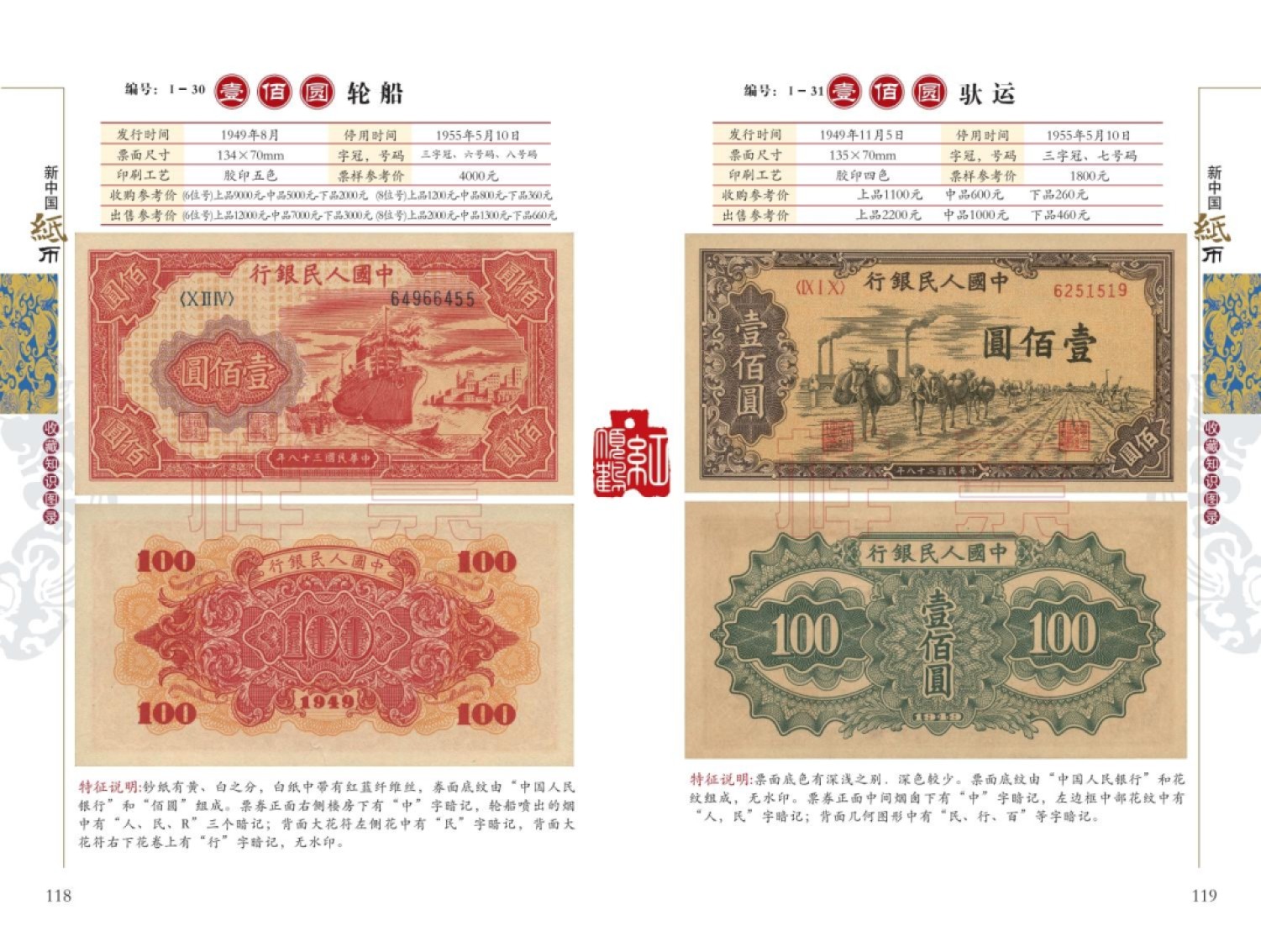 钱币工具书专场拍卖开启！珍稀宝典，不容错过！ 2023新版新中国纸币收藏知识图录