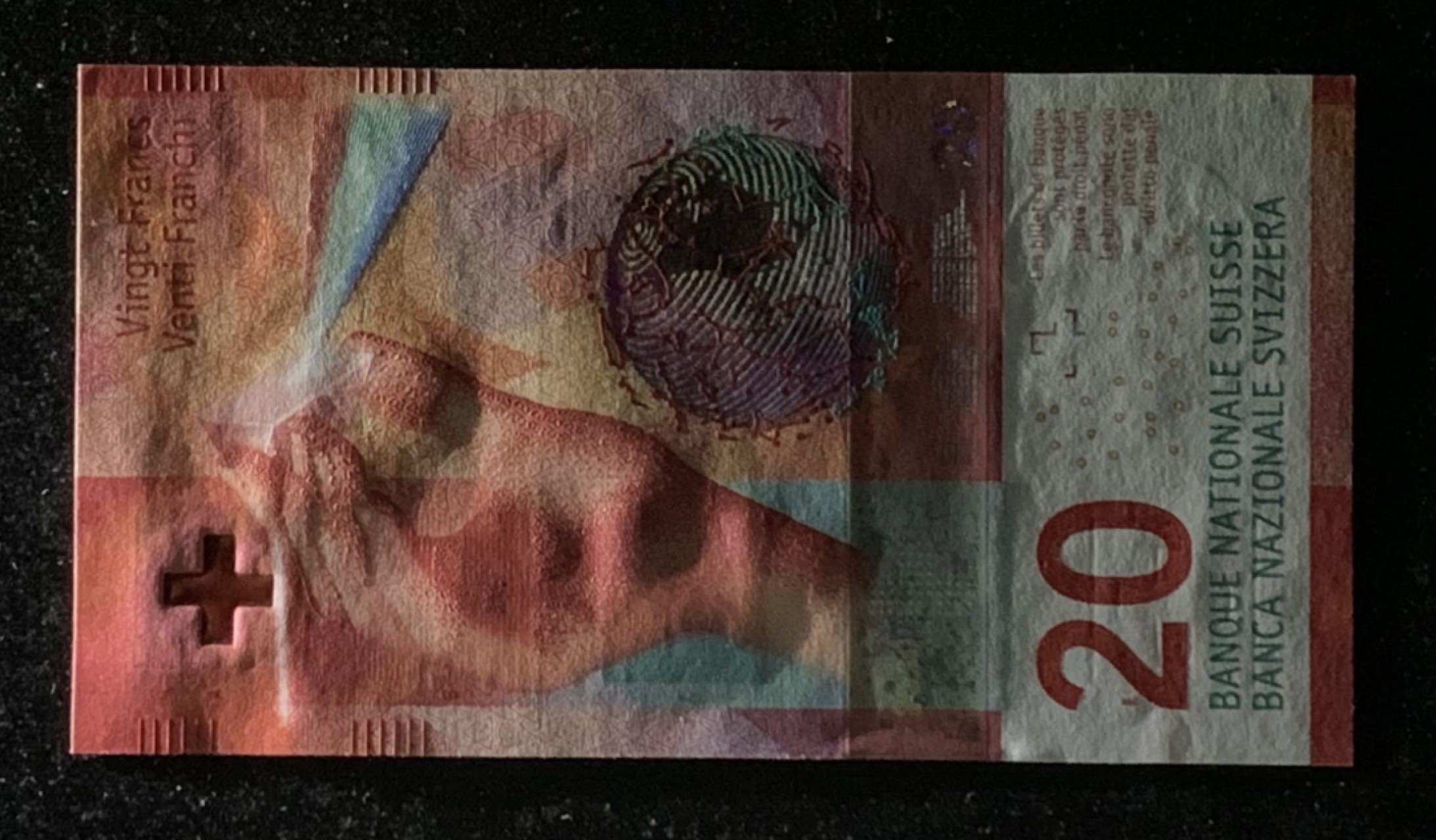 紫瑗钱币——第272期拍卖—纸币场 【初版】瑞士 2015年 手版 20法郎 UNC