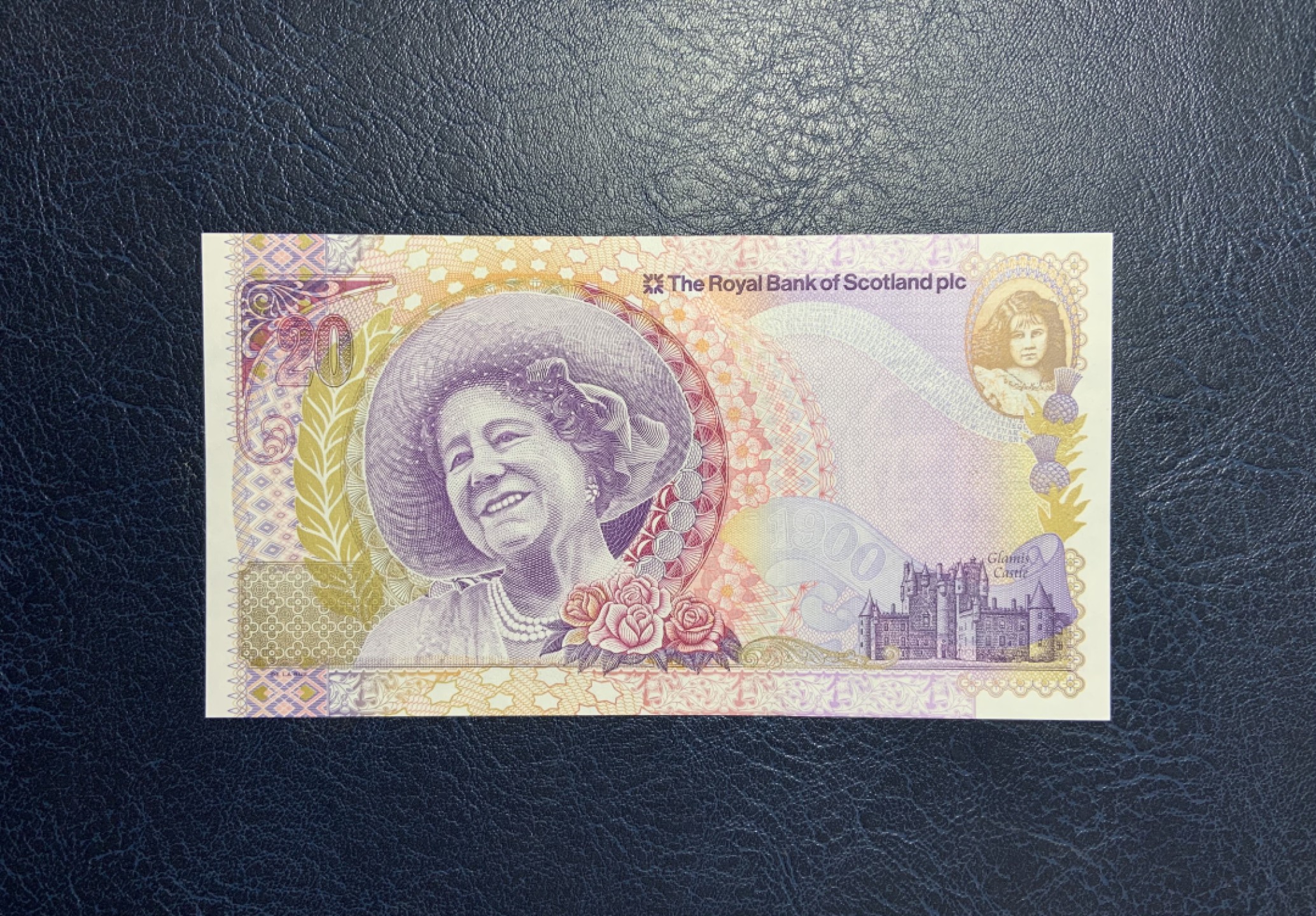 收藏联盟Quantum Auction 第262期拍卖  苏格兰皇家银行2000年伊丽莎白王太后诞辰纪念 品相全新UNC