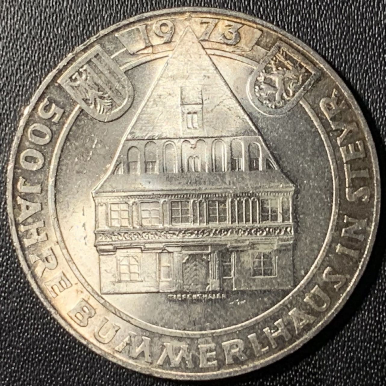 紫瑗钱币——第273期拍卖 奥地利 1973年 布默尔之家500周年 50先令 20克 0.9银 UNC