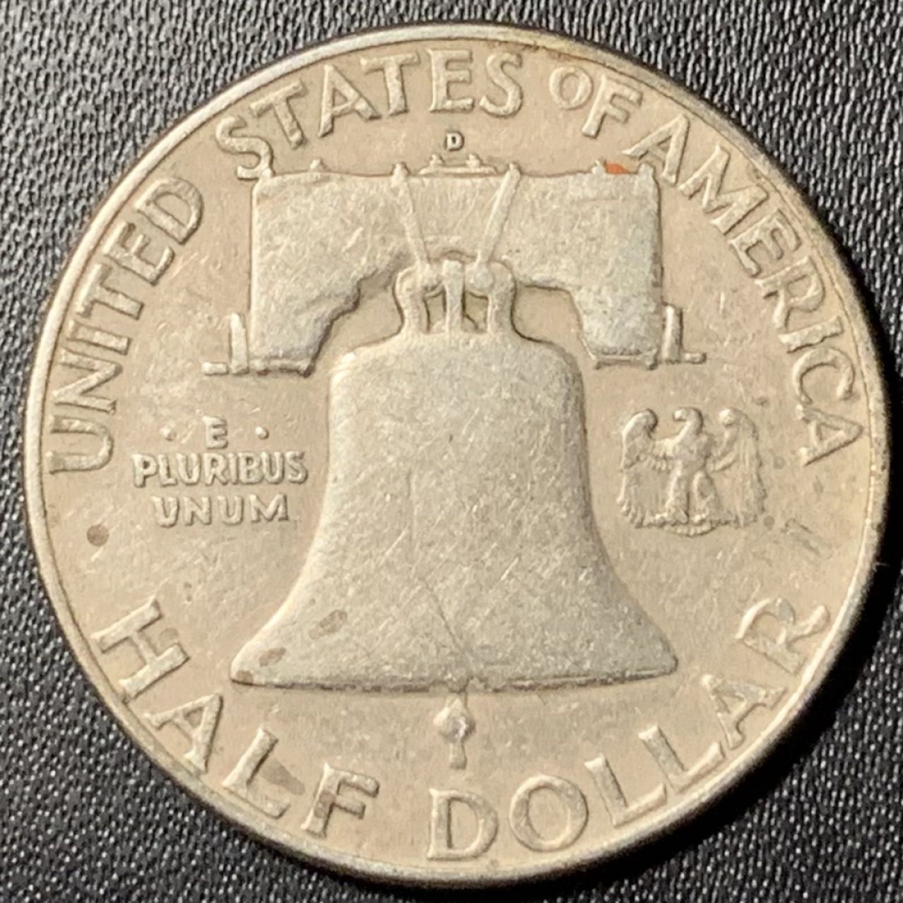 紫瑗钱币——第273期拍卖 美国 1950年 D版 富兰克林 50美分 半美元 12.5克 0.9银 