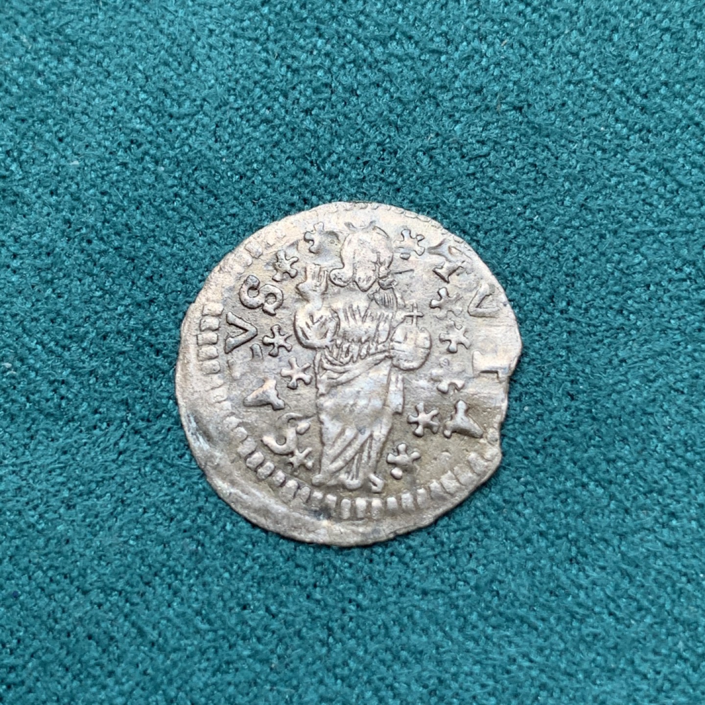 《竞宝斋》第169场-周日，周一2场 (全场包邮) 1683年 拉古萨 1格罗什，人像细节完美 稀少