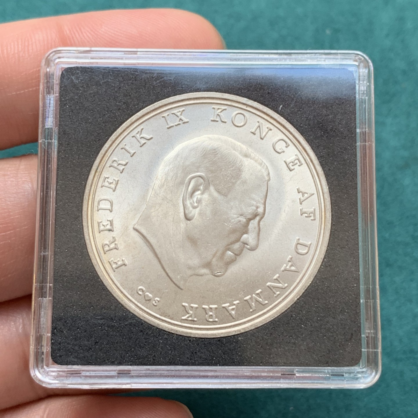 《竞宝斋》第169场-周日，周一2场 (全场包邮) 1968年丹麦本尼迪克特公主大婚10克朗银币