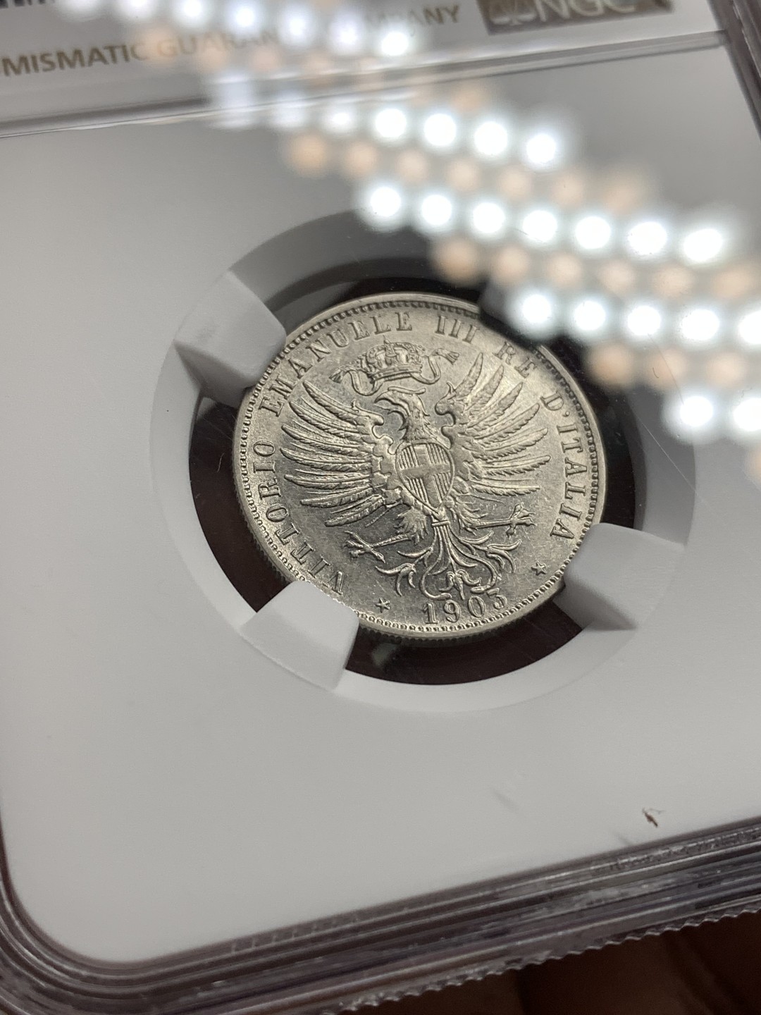 《竞宝斋》第169场-周日，周一2场 (全场包邮) NGC UNCD 意大利1903R年25分