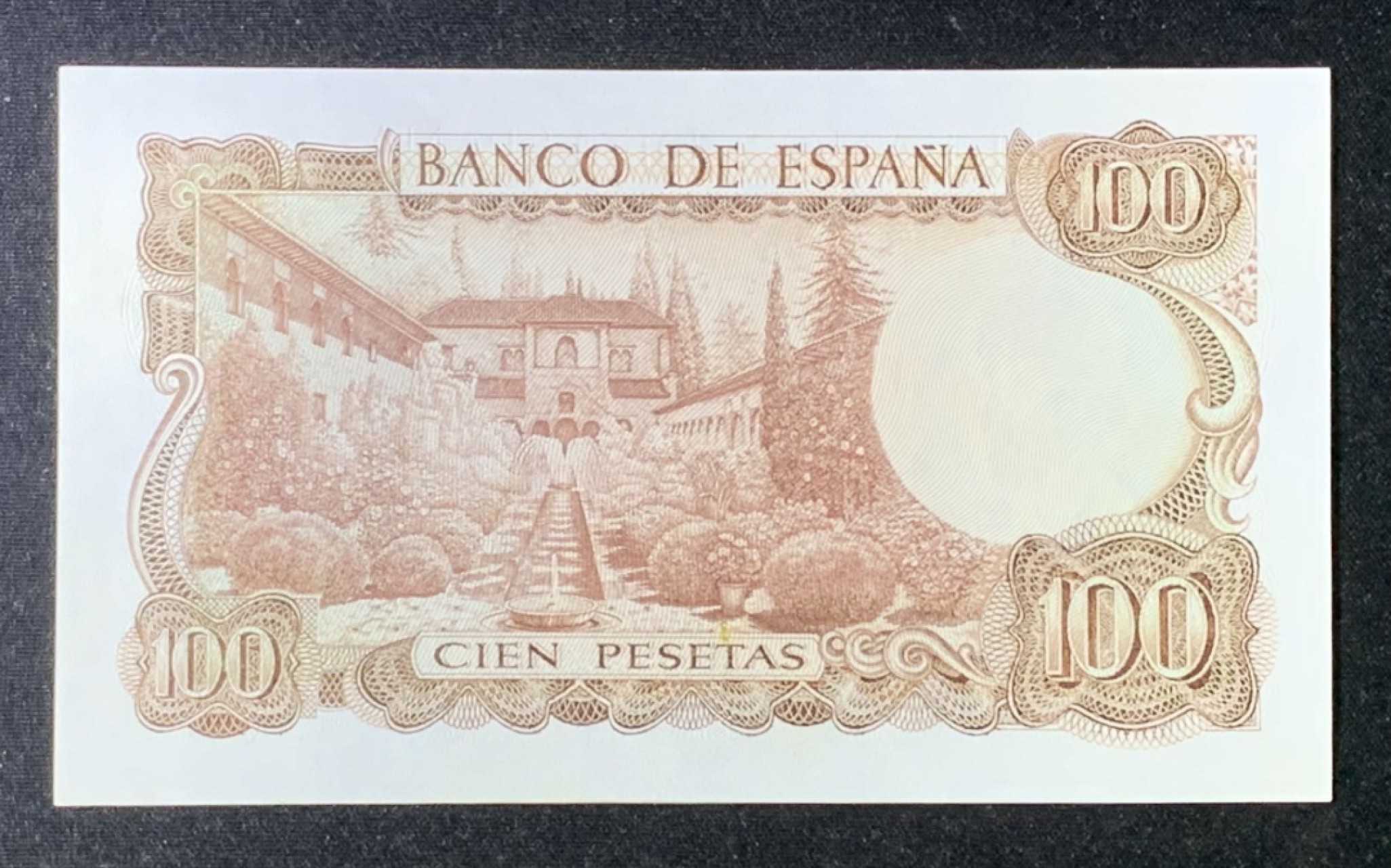 紫瑗钱币——第274期拍卖—纸币场 西班牙 1970(1974)年 曼努埃尔·德法拉 100比塞塔 UNC