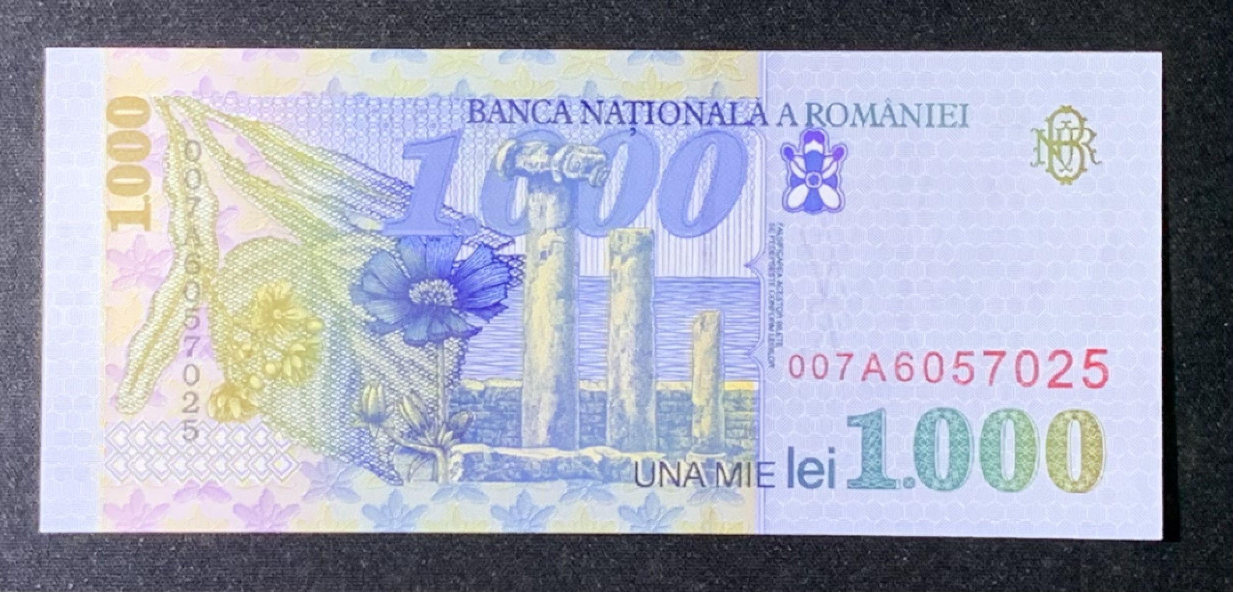 紫瑗钱币——第274期拍卖—纸币场 罗马尼亚 1998年 1000列伊 UNC