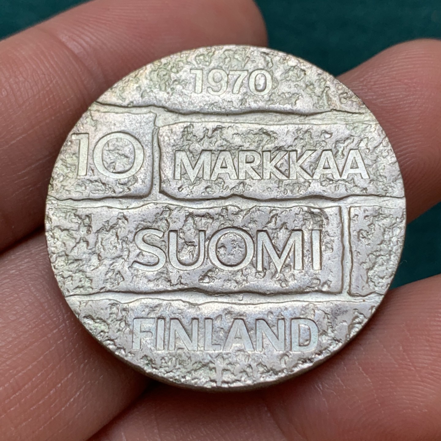 《竞宝斋》第169场-周日，周一2场 (全场包邮) 芬兰 1970年 10马克银币 总统帕西基维诞生百周年 22.75克