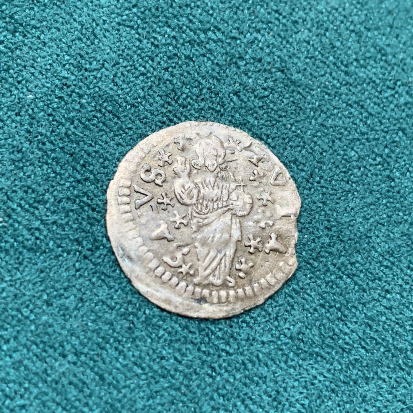 《竞宝斋》第169场-周日，周一2场 (全场包邮) 1683年 拉古萨 1格罗什，人像细节完美 稀少