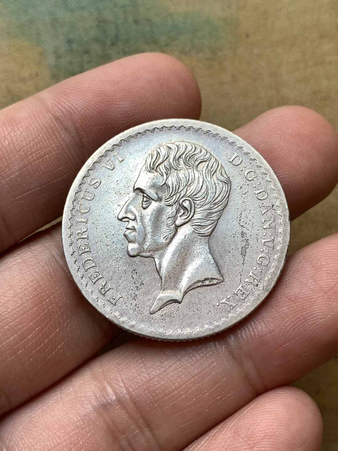 《竞宝斋》第169场-周日，周一2场 (全场包邮) 德意志邦劳恩堡1830年2/3泰勒（稀少品种，该邦国19世纪发行的唯一一枚硬币，发行量仅4000枚）