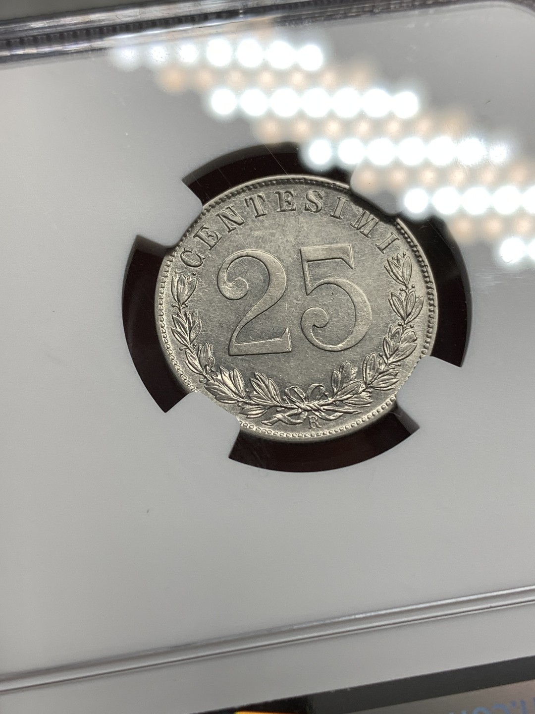 《竞宝斋》第169场-周日，周一2场 (全场包邮) NGC UNCD 意大利1903R年25分