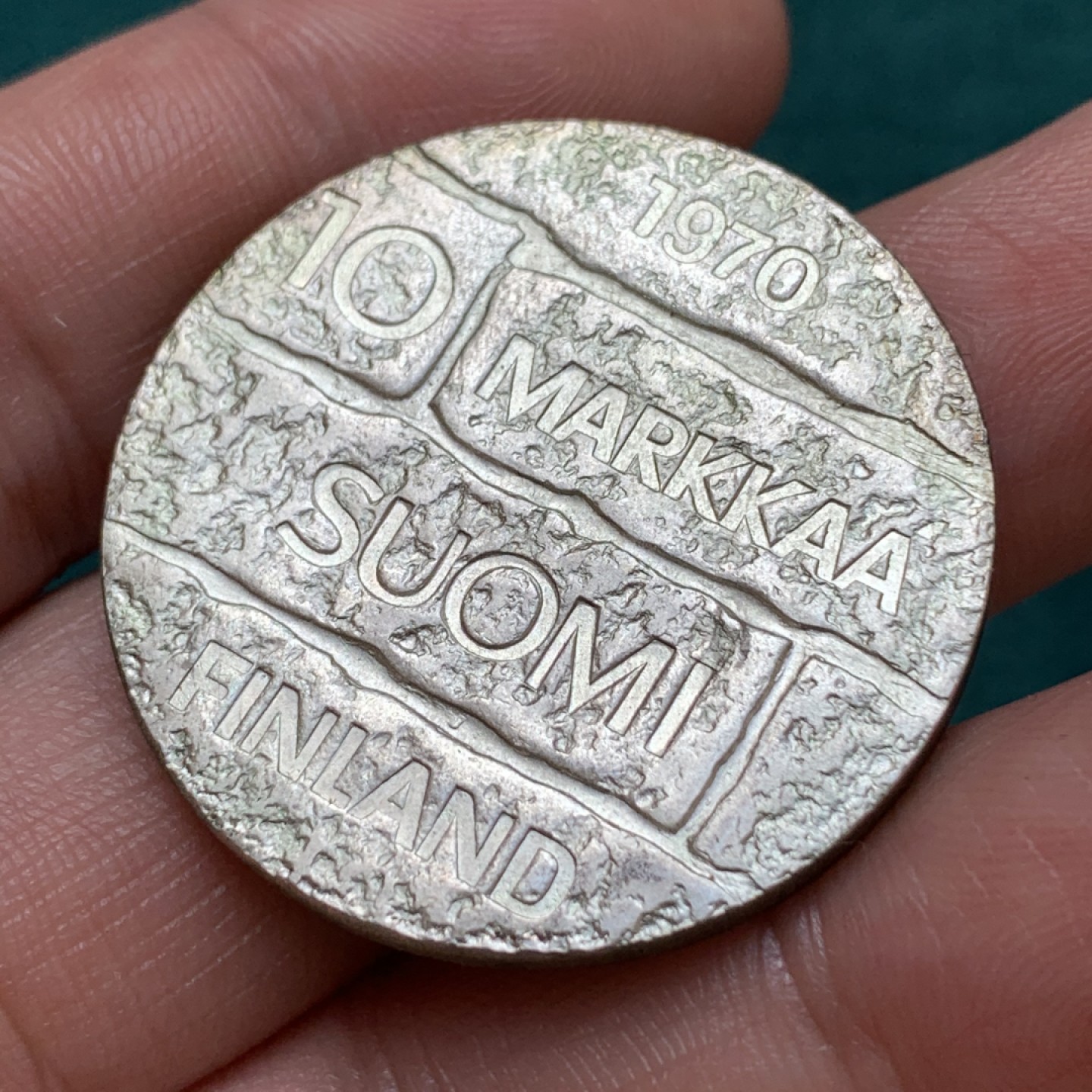 《竞宝斋》第169场-周日，周一2场 (全场包邮) 芬兰 1970年 10马克银币 总统帕西基维诞生百周年 22.75克