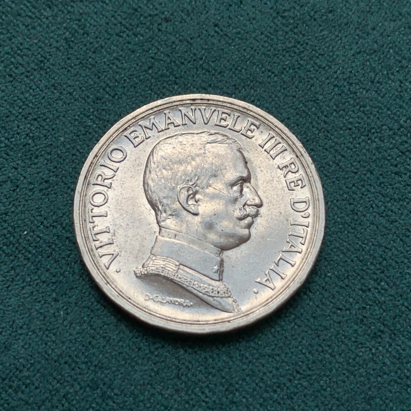 《竞宝斋》第169场-周日，周一2场 (全场包邮) 意大利1914年 胜利马车2里拉银币 原光好品