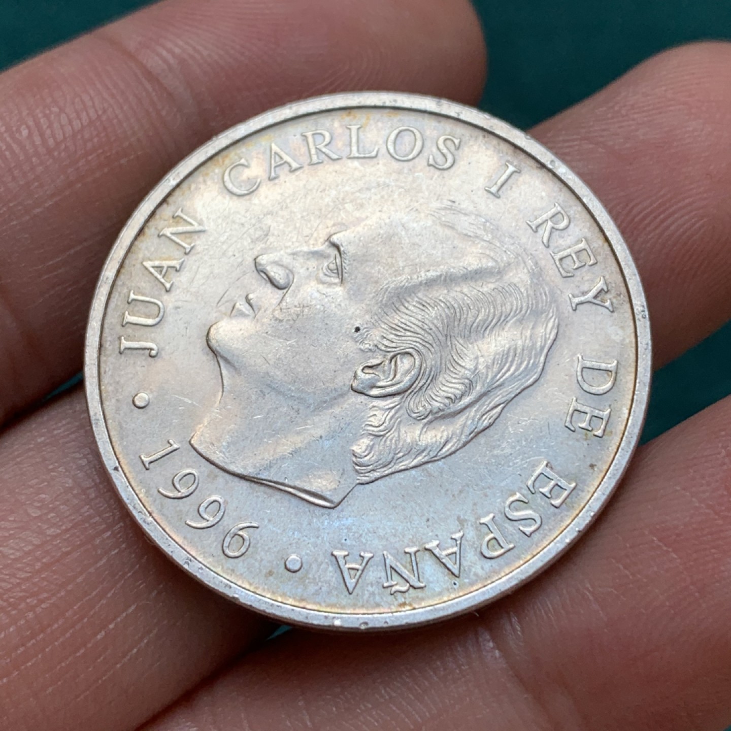 《竞宝斋》第169场-周日，周一2场 (全场包邮) 西班牙1996年画家戈雅 2000比塞塔大银币 18克 925银