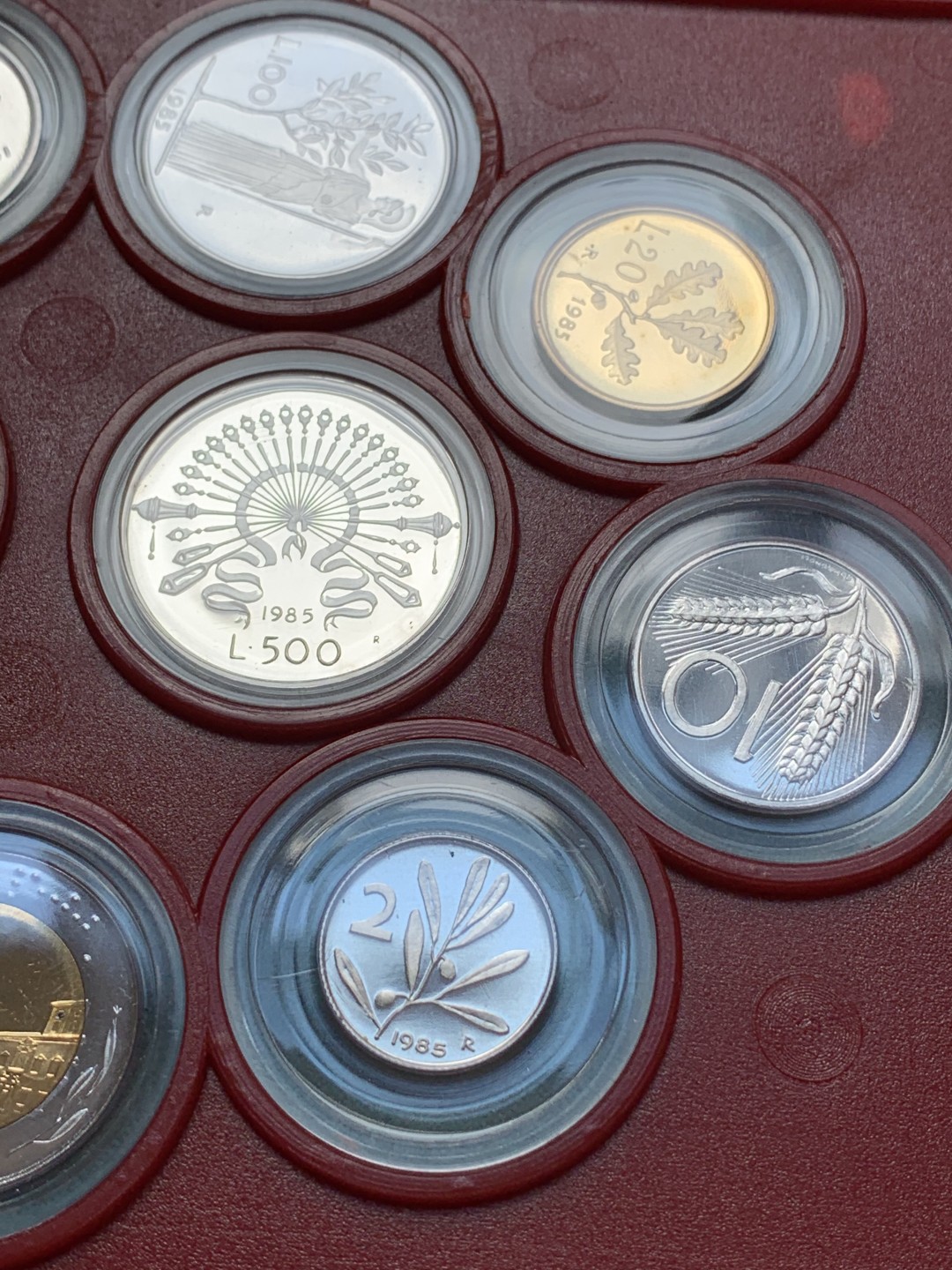 《竞宝斋》第169场-周日，周一2场 (全场包邮) NGC PF68UC 意大利 1985 精制套币 帆船已入盒，共2枚银币 状态难得