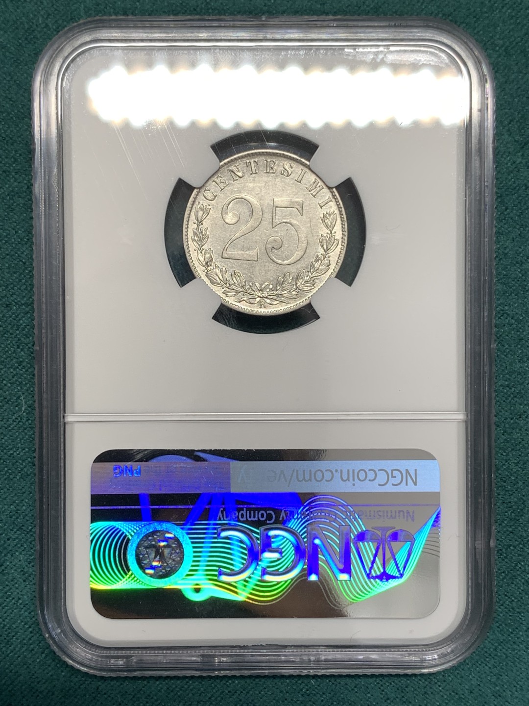 《竞宝斋》第169场-周日，周一2场 (全场包邮) NGC UNCD 意大利1903R年25分