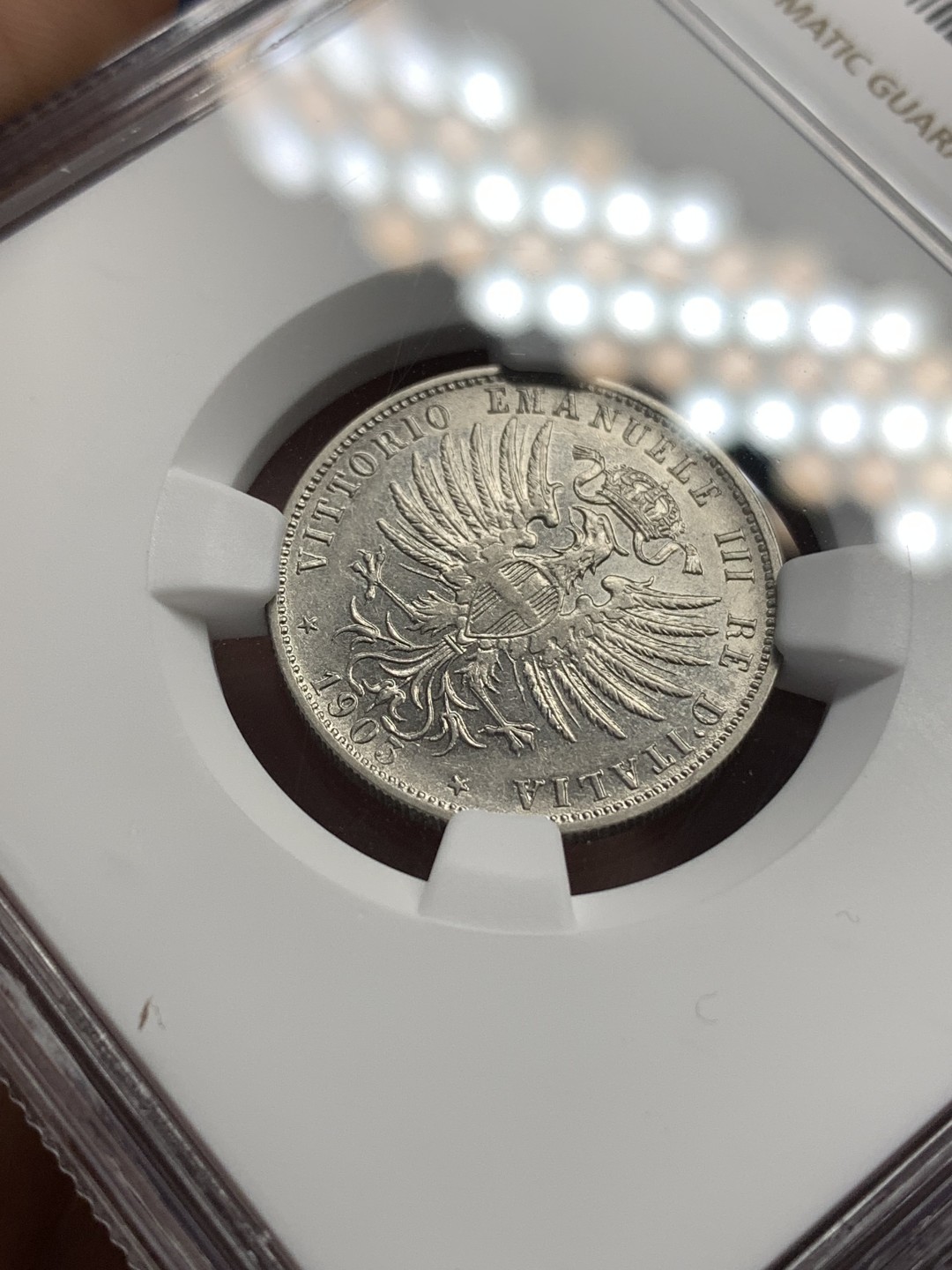 《竞宝斋》第169场-周日，周一2场 (全场包邮) NGC UNCD 意大利1903R年25分