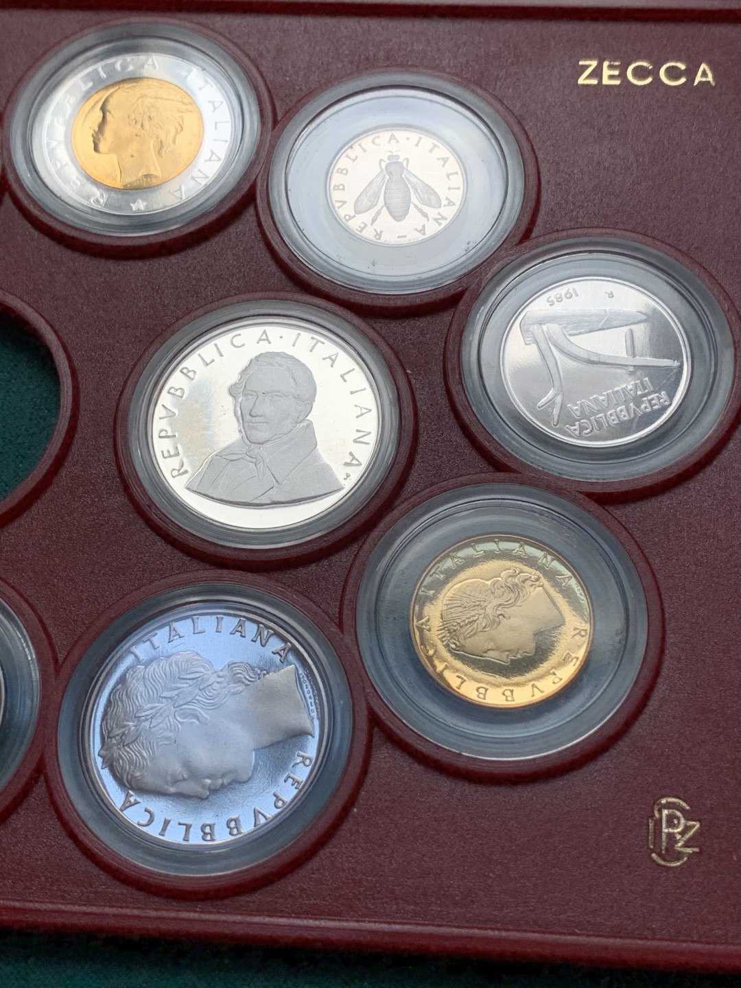 《竞宝斋》第169场-周日，周一2场 (全场包邮) NGC PF68UC 意大利 1985 精制套币 帆船已入盒，共2枚银币 状态难得