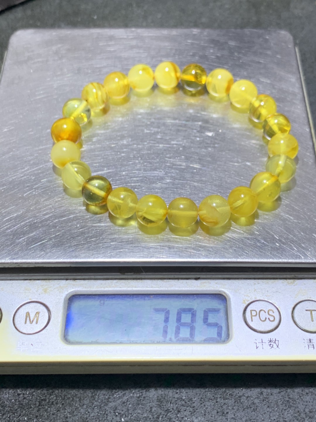天然乌克兰蜜蜡手串1条！