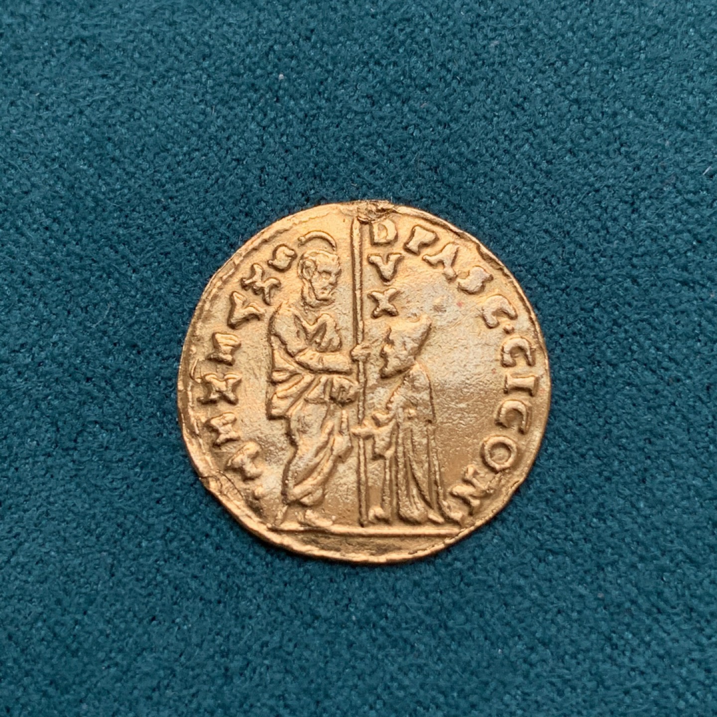 《竞宝斋》第169场-周日，周一2场 (全场包邮) 中世纪 威尼斯共和国 杜卡特金币 3.35克 999金