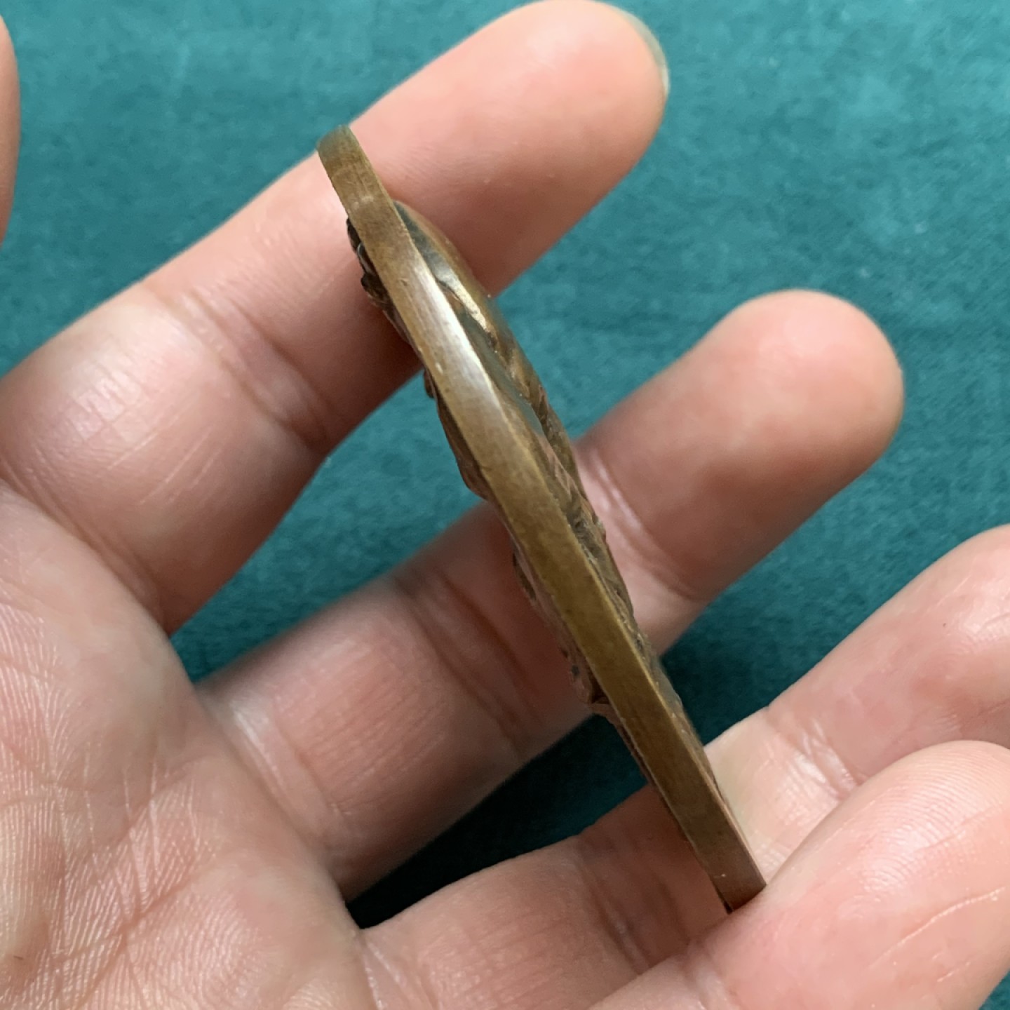 《竞宝斋》第169场-周日，周一2场 (全场包邮) 1911年 比利时 纪念大铜章 60mm 92.3克 手感好 高浮雕