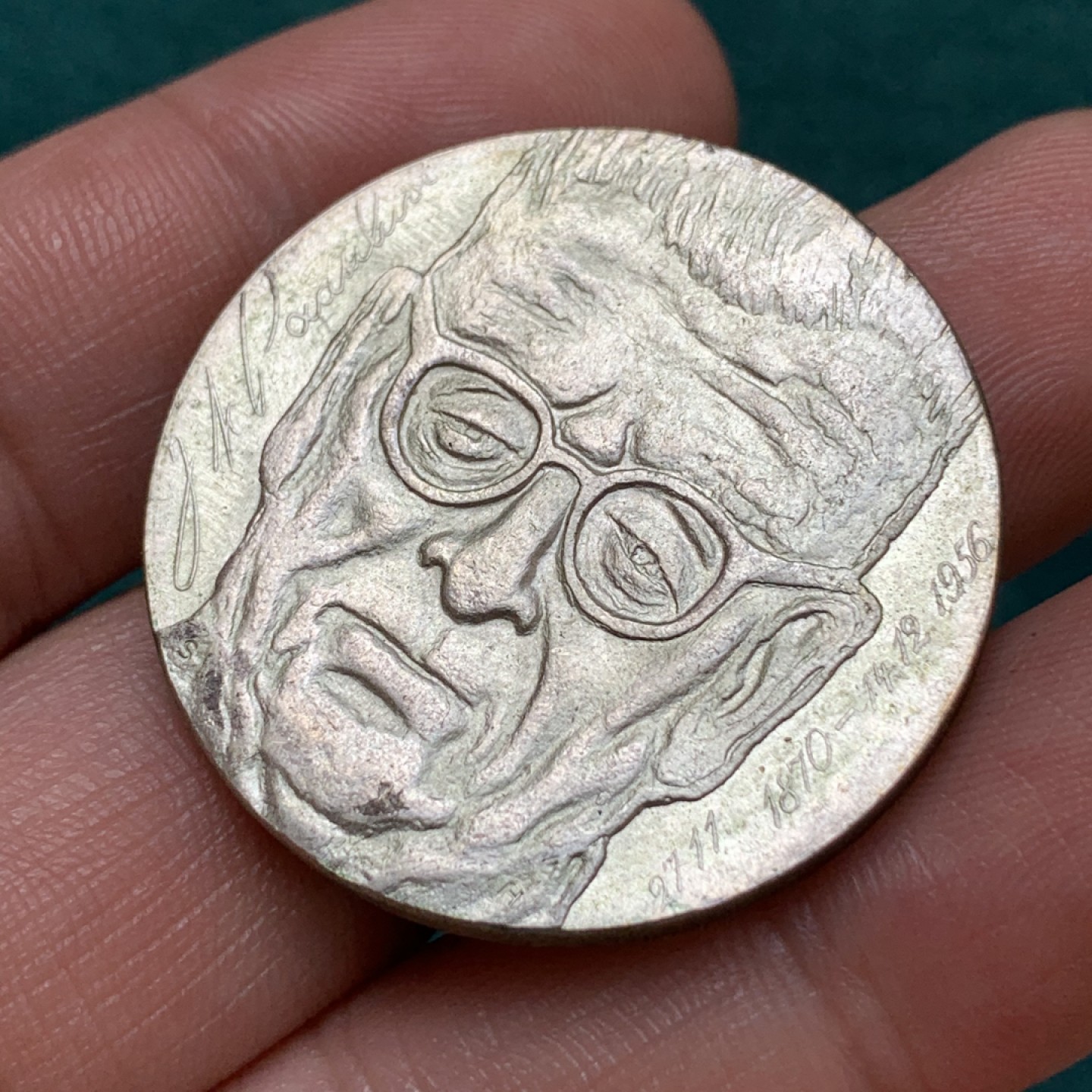 《竞宝斋》第169场-周日，周一2场 (全场包邮) 芬兰 1970年 10马克银币 总统帕西基维诞生百周年 22.75克