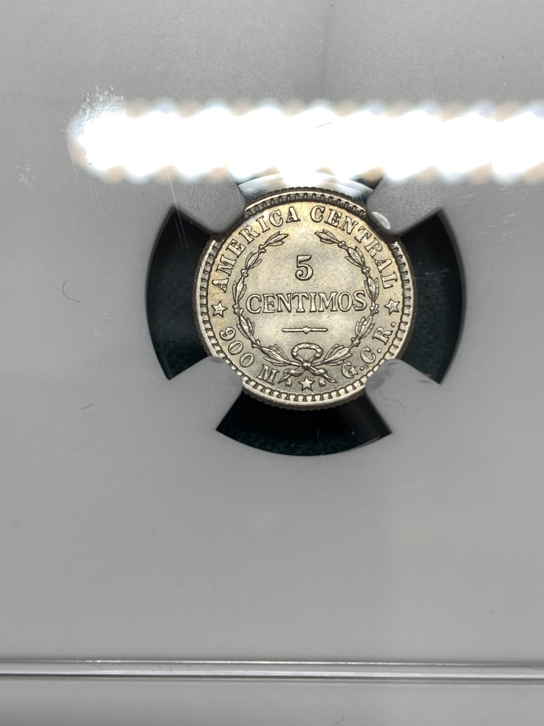 《竞宝斋》第169场-周日，周一2场 (全场包邮) NGC MS66 哥斯达黎加1912GCR 5分银币