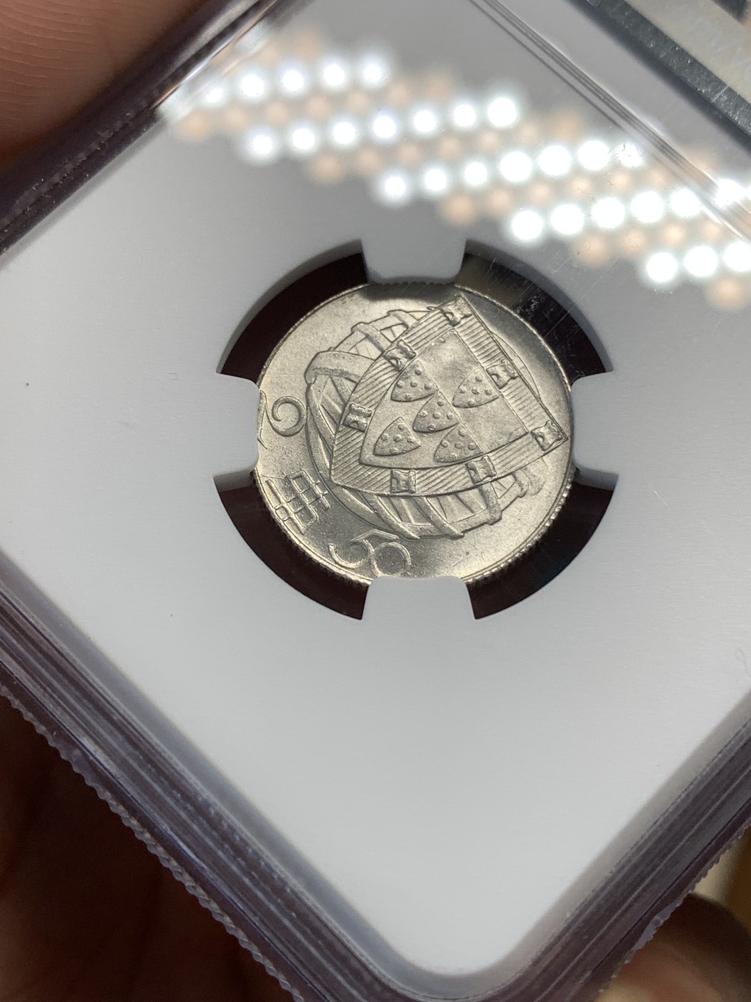 《竞宝斋》第169场-周日，周一2场 (全场包邮) NGC-MS66 葡萄牙1951年 大帆船2.5盾银币 顶级好品