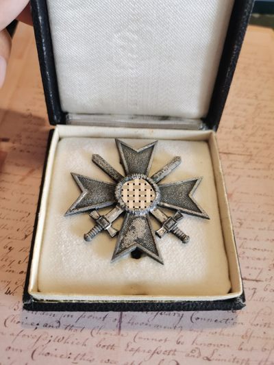 崇实勋章拍卖所（第二十五期，端午节半周年盛大拍卖） - 德国战功，kvk1，带标带盒