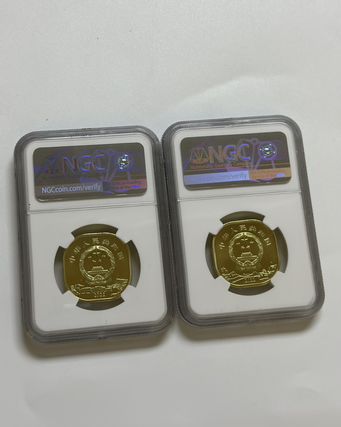 【金钰满堂钱币】拍卖第一期 希望大家多多捧场 2022年峨眉山乐山大佛-世界文化和自然遗产黄山NGC评分MS 68 PL