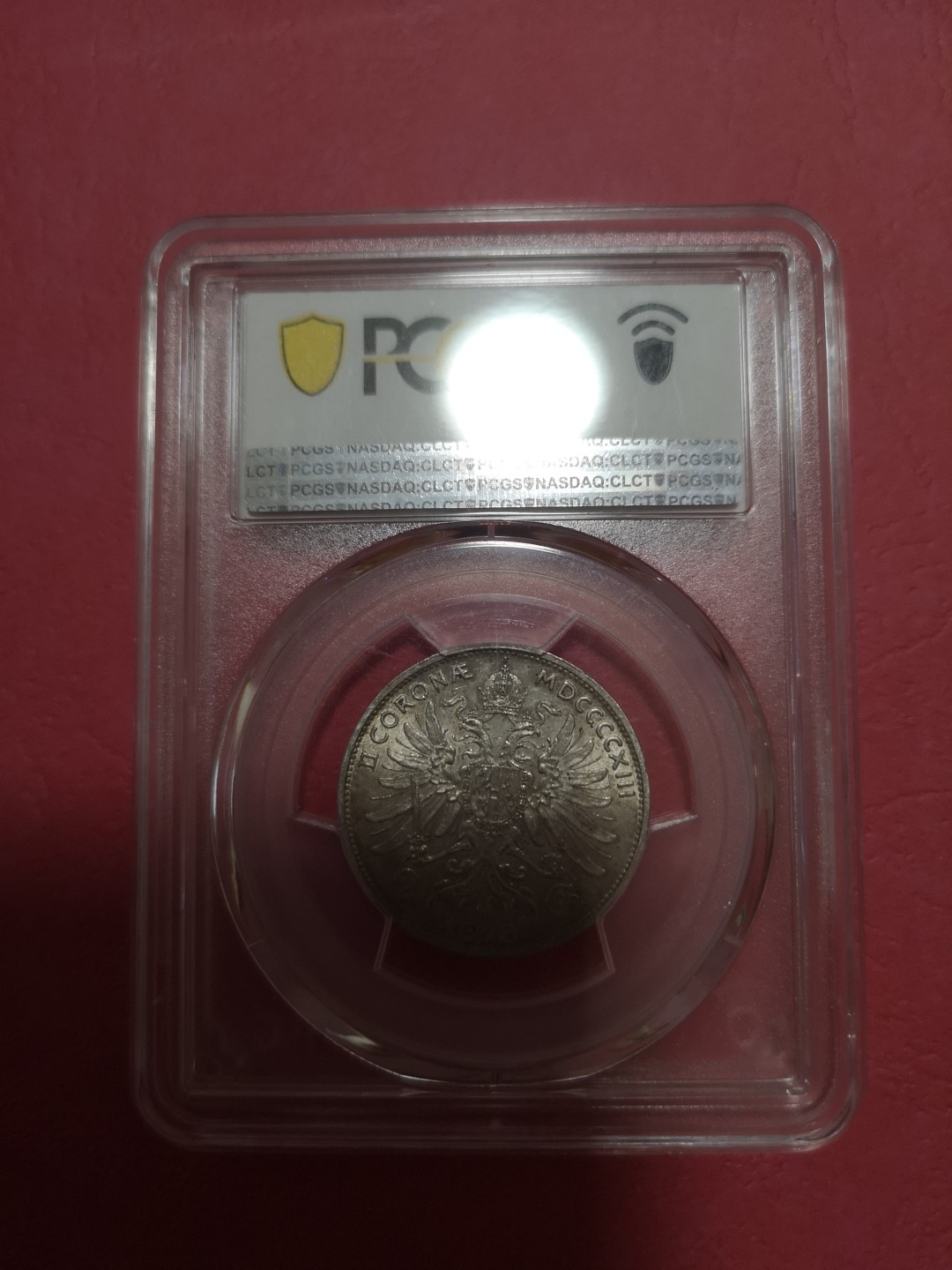 印度FAO纪念币 奥地利1913年弗朗茨·约瑟夫一世2科罗纳银币，PCGS AU58