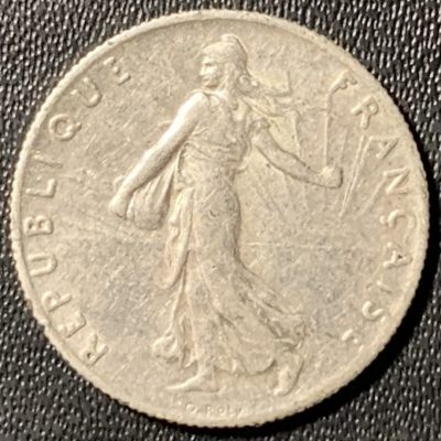 紫瑗钱币——第278期拍卖 - 法国 1916年 播种女神 50分 2.5克 0.835银