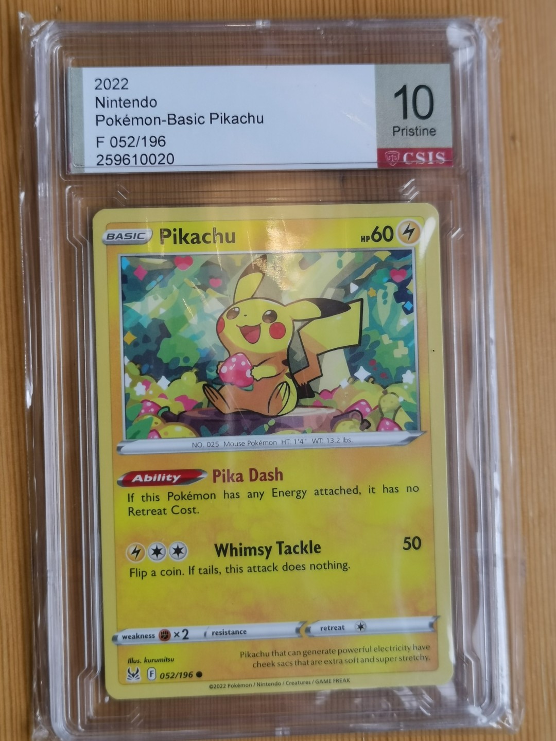 宝可梦CSIS特价团 英文皮卡丘普卡2022Nintendo Pokémon-Basic Pikachu