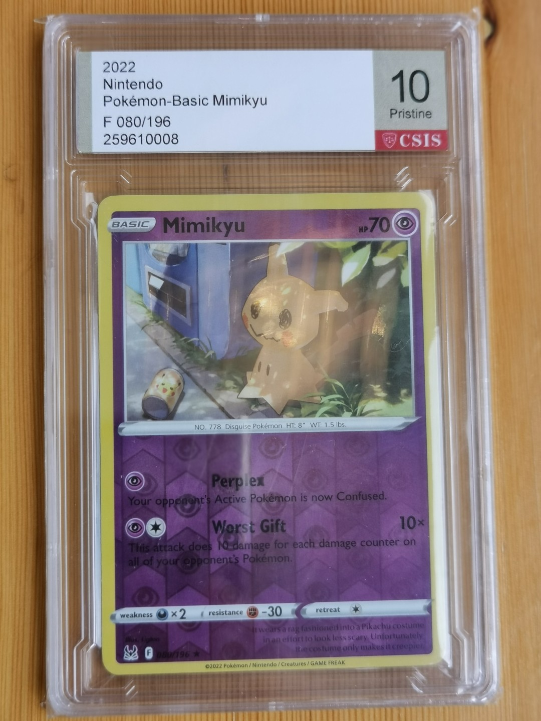 宝可梦CSIS特价团 英文谜拟QR闪2022Nintendo Pokémon-Basic Mimikyu