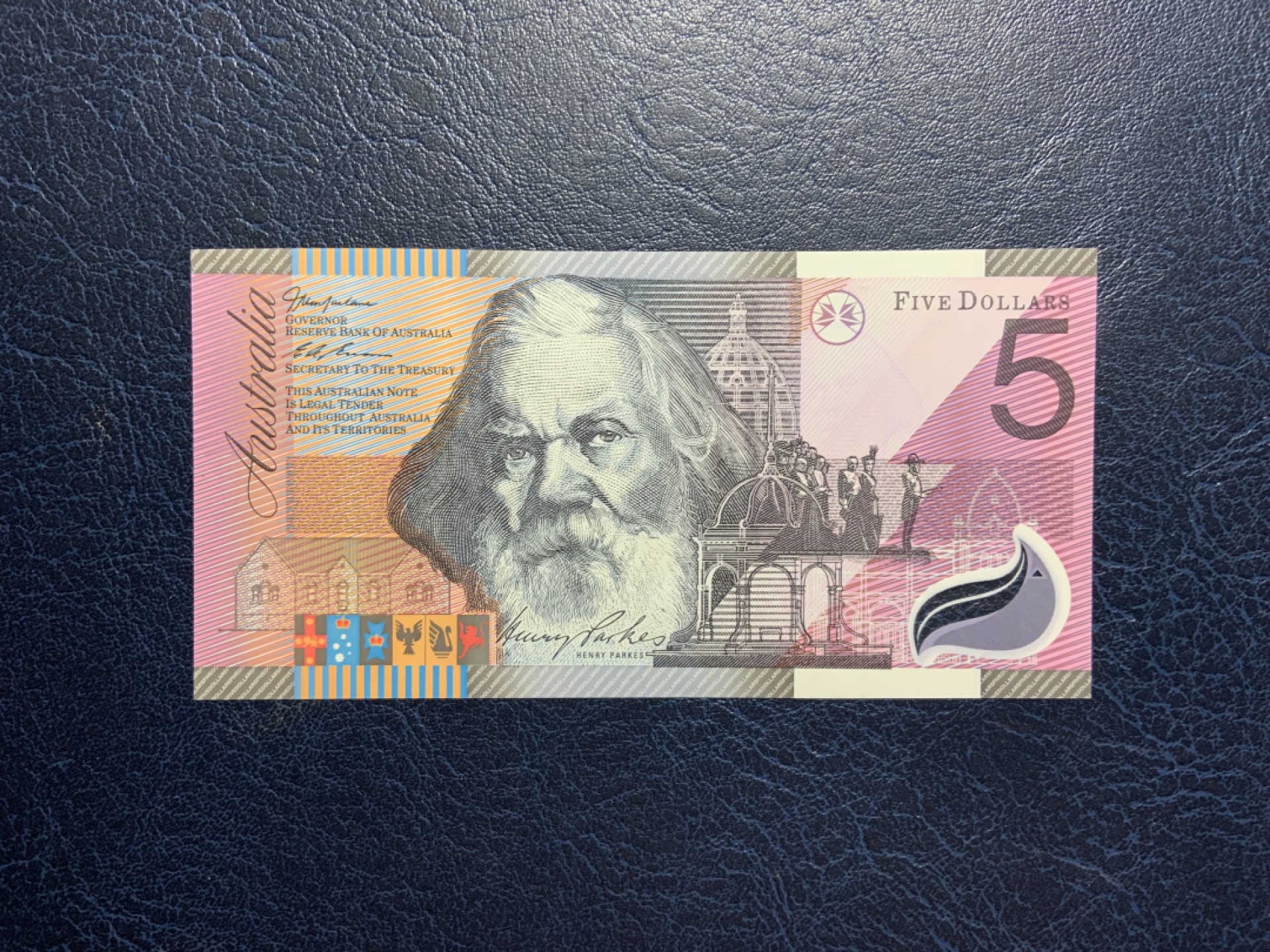 收藏联盟Quantum Auction 第263期拍卖  澳大利亚2001吗5元英联邦成立100周年纪念钞 品相全新UNC