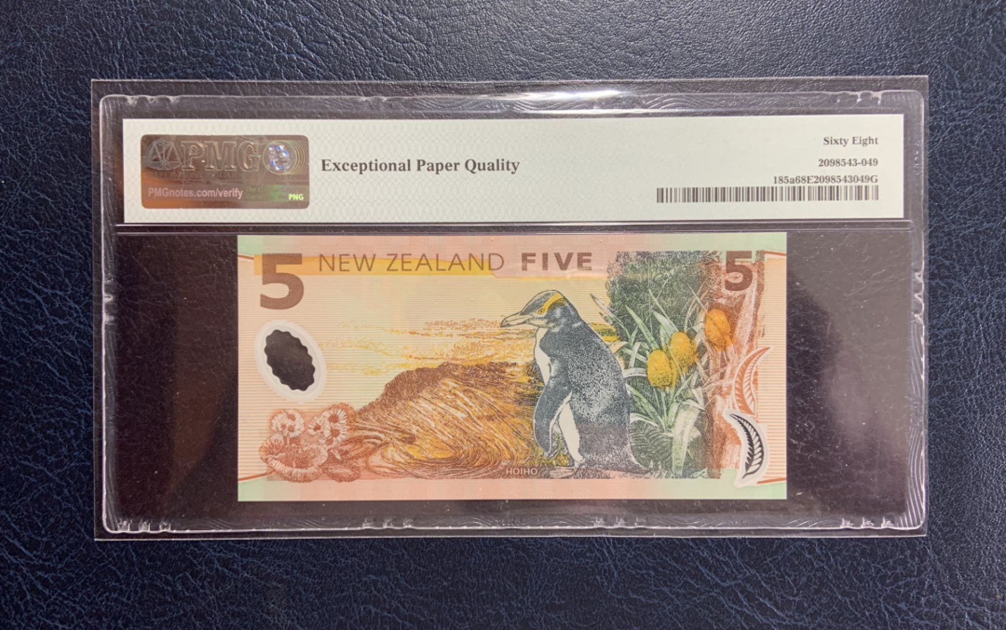 收藏联盟Quantum Auction 第263期拍卖  新西兰1999-2002年5-100元首发全同百位号 PMG66-68 号码无47
