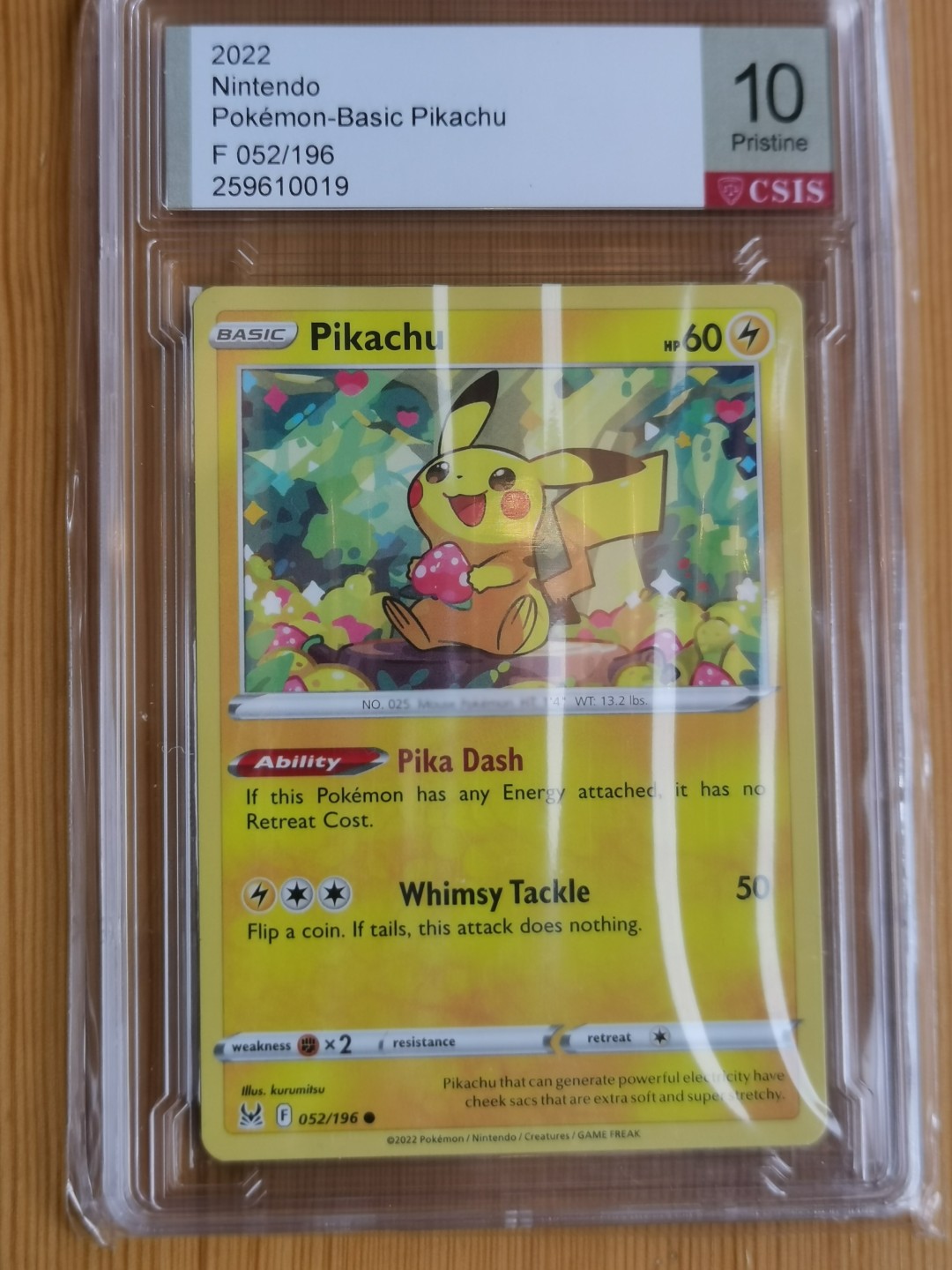 宝可梦CSIS特价团 英文皮卡丘普卡2022Nintendo Pokémon-Basic Pikachu