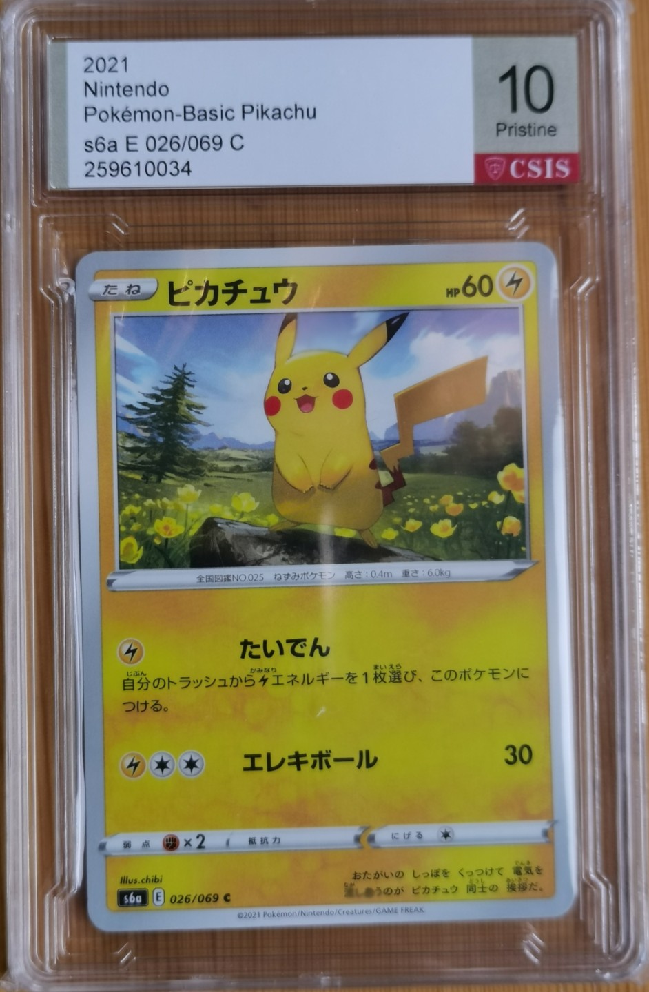 宝可梦CSIS特价团 日文皮卡丘2021Nintendo Pokémon-Basic Pikachu