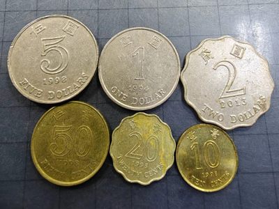 轻松集币无压力 - 港币一组（紫金花版）